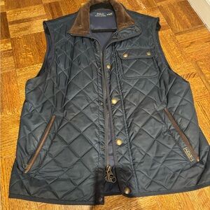 Ralph Lauren Men's Quilted Blue Vest